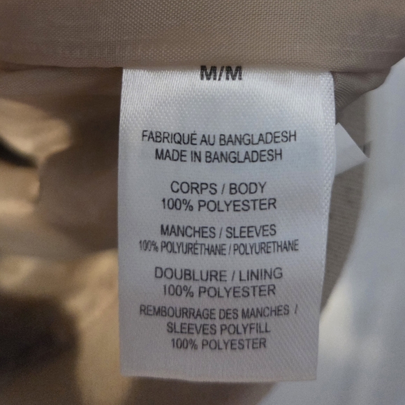 Varsity Ladies Beige & Cream 'My Style' Jacket - Picture 8 of 9